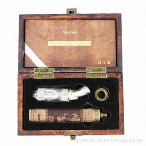 X Fire Wooden Electronic Cigarette Starter Kit with eGo/510 Thread, 3.5mL Capacity